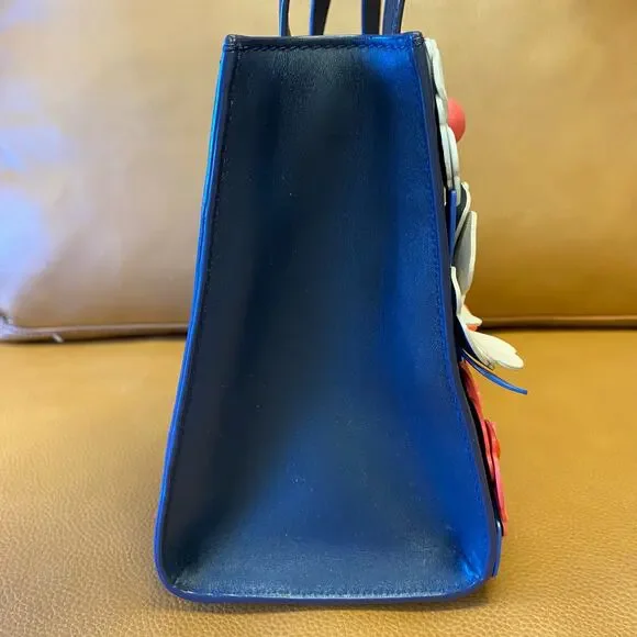 KATE SPADE Madison Daisy Lane Sam Leather Floral Convertible Crossbody Satchel - Picture 8 of 13